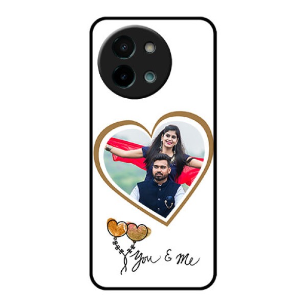 Vivo Y58 5G Custom Glass Phone CaseYou and Me Design
