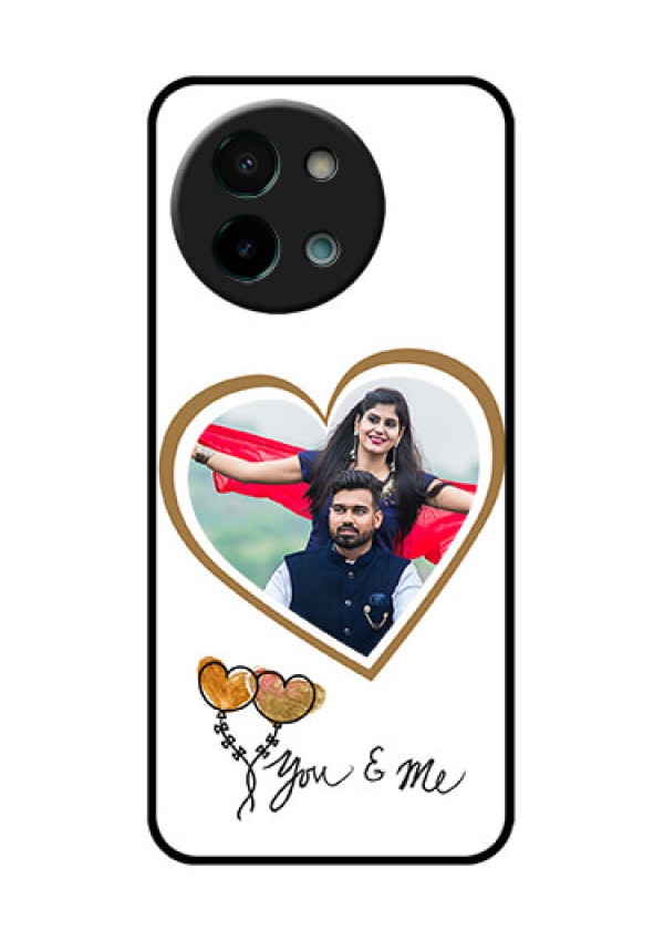 Vivo Y58 5G Custom Glass Phone CaseYou and Me Design
