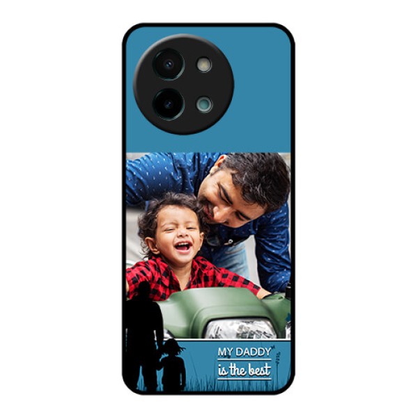 Vivo Y58 5G Custom Glass Phone CaseBest Dad Design
