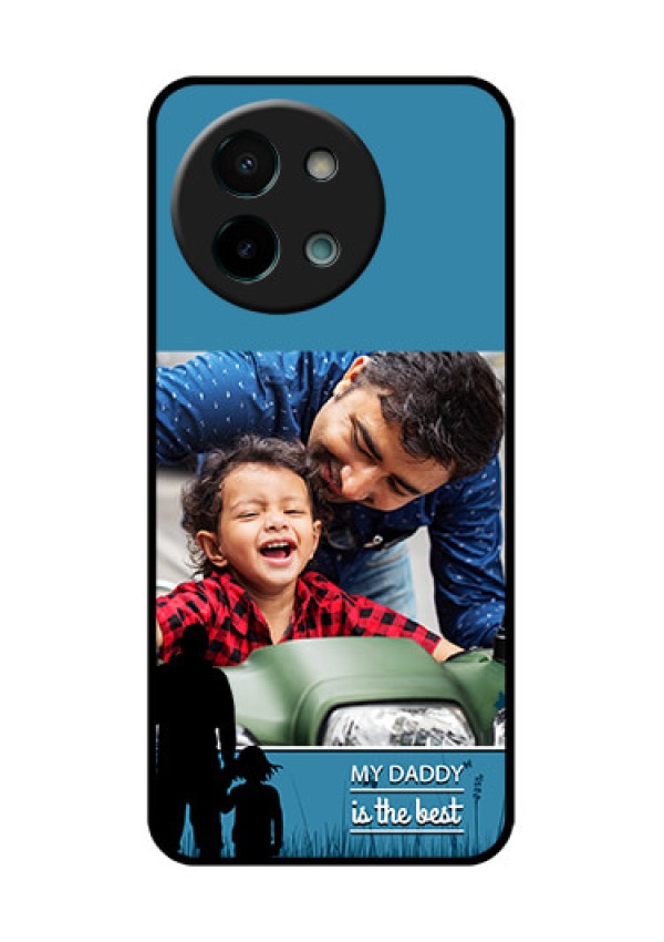Vivo Y58 5G Custom Glass Phone CaseBest Dad Design