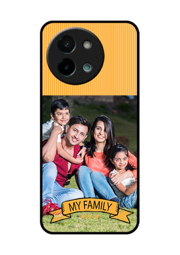 Vivo Y58 5G Custom Glass Phone CaseMy Family Design