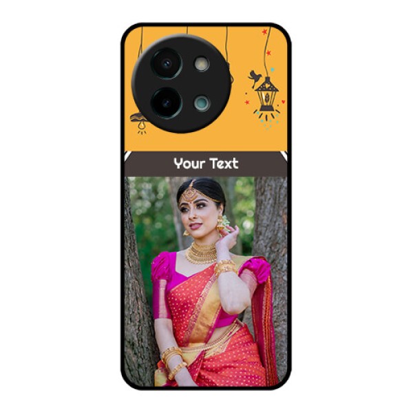 Vivo Y58 5G Custom Glass Phone CaseWith Family Picture And Icons Vivo Y58 5G Custom Glass Phone CaseWith Family Picture And Icons