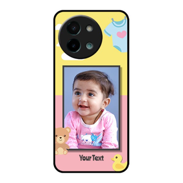 Vivo Y58 5G Custom Glass Phone CaseKids 2 Color Design