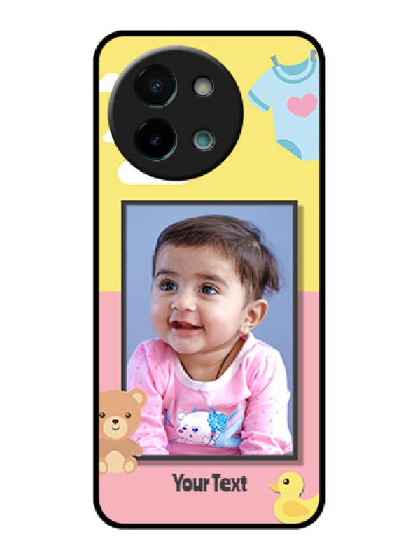 Custom Vivo Y58 5G Custom Glass Phone CaseKids 2 Color Design