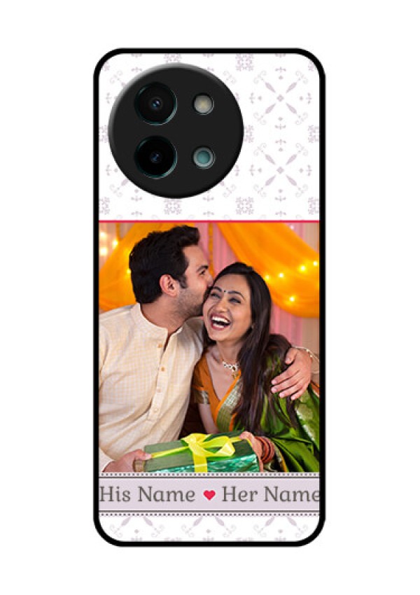Vivo Y58 5G Custom Glass Phone CaseWith Photo And Ethnic Design