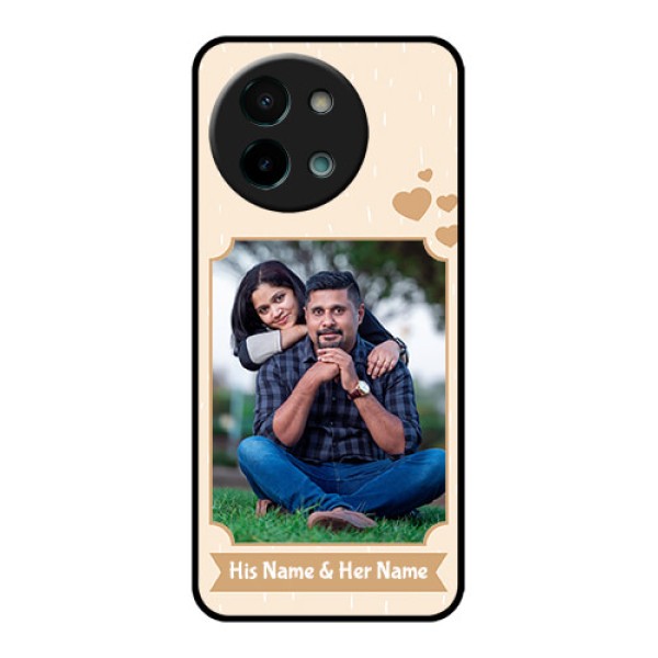 Vivo Y58 5G Custom Glass Phone CaseWith Confetti Love Design Vivo Y58 5G Custom Glass Phone CaseWith Confetti Love Design