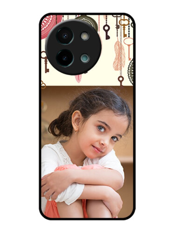 Custom Vivo Y58 5G Custom Glass Phone CaseBoho Style Design