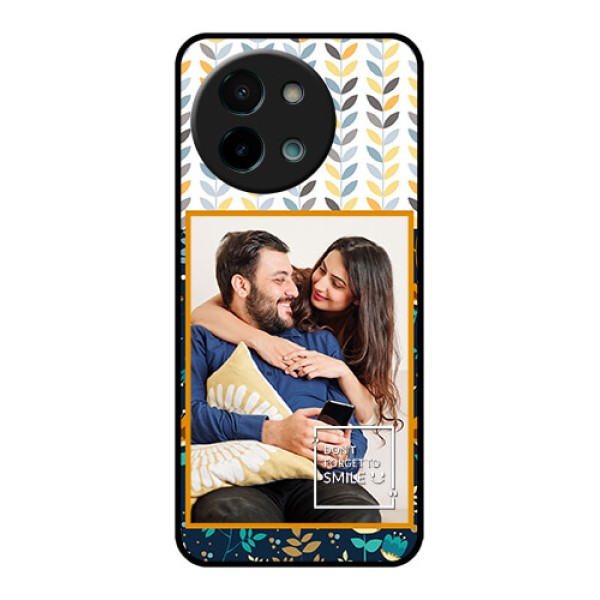 Vivo Y58 5G Custom Glass Phone CasePattern Design
