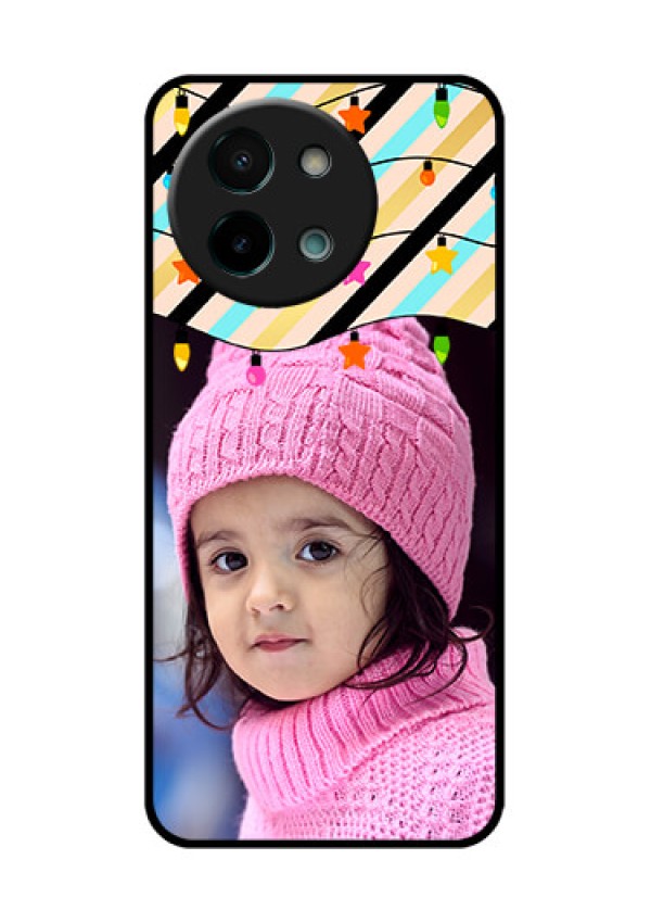 Vivo Y58 5G Custom Glass Phone CaseLights Hanging Design