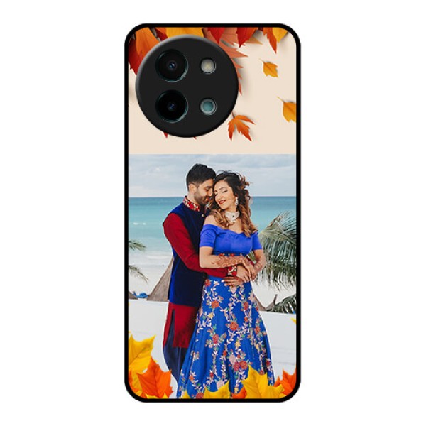 Vivo Y58 5G Custom Glass Phone CaseAutumn Maple Leaves Design Vivo Y58 5G Custom Glass Phone CaseAutumn Maple Leaves Design