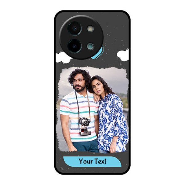 Vivo Y58 5G Custom Glass Phone CaseSplashes With Love Doodles Design Vivo Y58 5G Custom Glass Phone CaseSplashes With Love Doodles Design