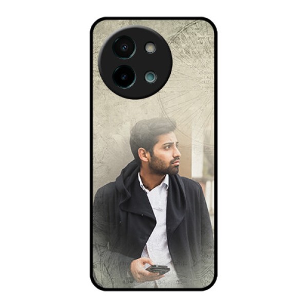 Vivo Y58 5G Custom Glass Phone CaseWith Vintage Design