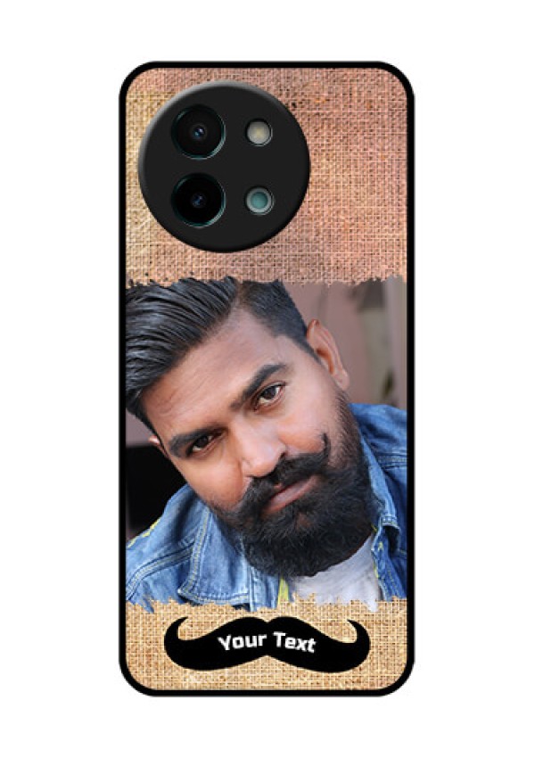 Vivo Y58 5G Custom Glass Phone CaseWith Texture Design