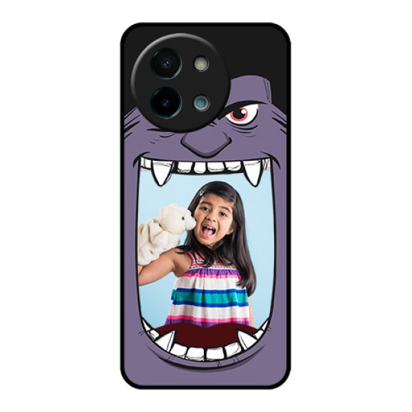 Vivo Y58 5G Custom Glass Phone CaseAngry Monster Design Vivo Y58 5G Custom Glass Phone CaseAngry Monster Design