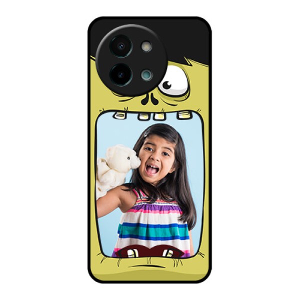 Vivo Y58 5G Custom Glass Phone CaseCartoon Monster Back Case Design Vivo Y58 5G Custom Glass Phone CaseCartoon Monster Back Case Design