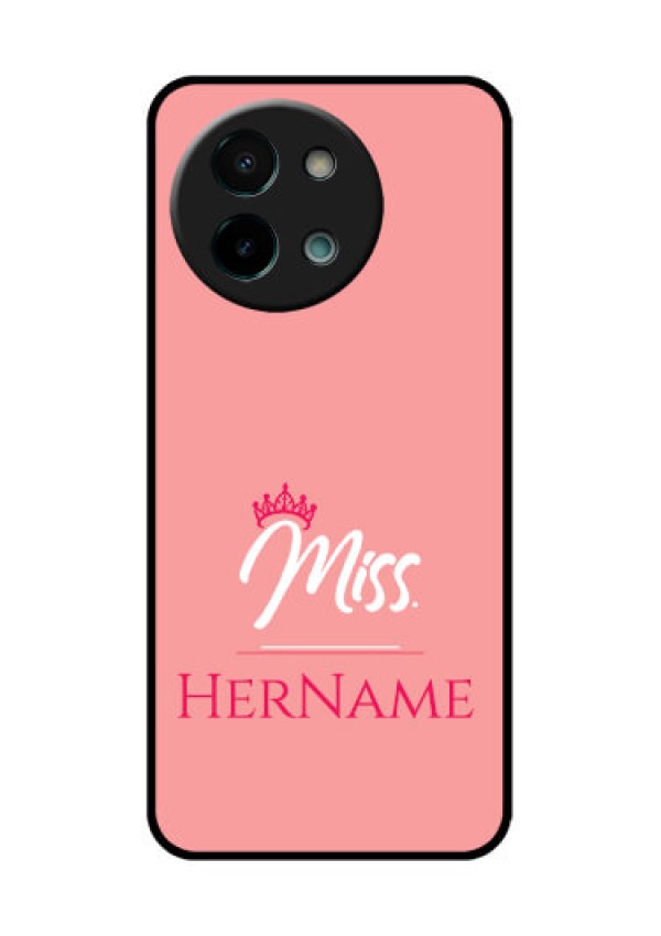 Vivo Y58 5G Custom Glass Phone CaseMrs With Name Design