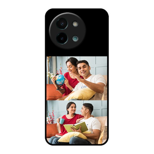 Vivo Y58 5G Custom Glass Phone Case2 Images Design
