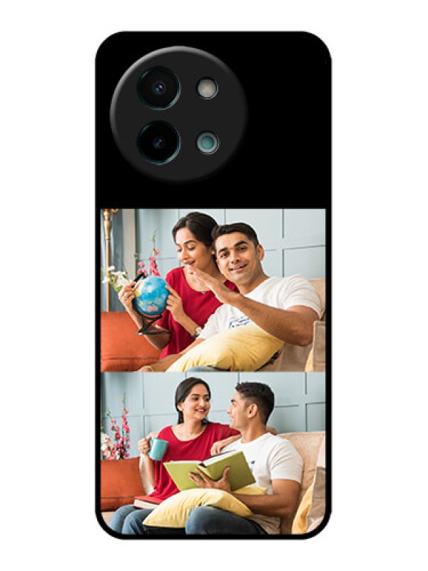 Custom Vivo Y58 5G Custom Glass Phone Case2 Images Design