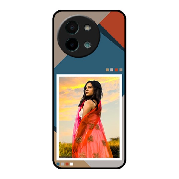 Vivo Y58 5G Custom Glass Phone CaseRetro Color Pallet Design Vivo Y58 5G Custom Glass Phone CaseRetro Color Pallet Design