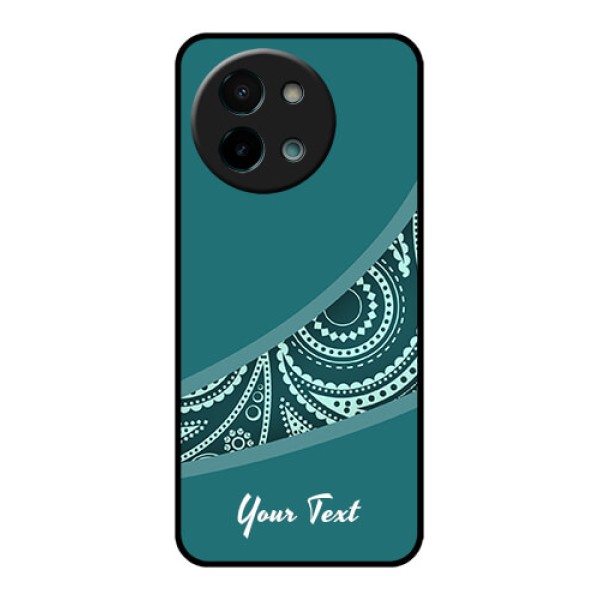 Vivo Y58 5G Custom Glass Phone CaseSemi Visible Floral Design Vivo Y58 5G Custom Glass Phone CaseSemi Visible Floral Design