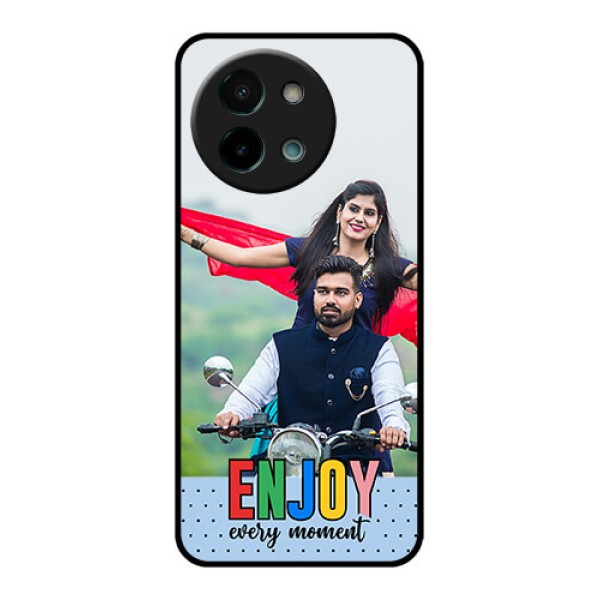 Vivo Y58 5G Custom Glass Phone CaseEnjoy Every Moment Design