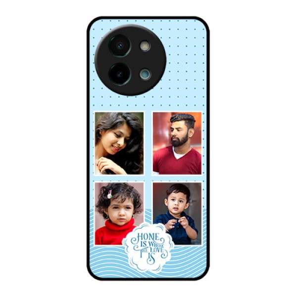 Vivo Y58 5G Custom Glass Phone CaseCute Love Quote With 4 Pic Upload Design Vivo Y58 5G Custom Glass Phone CaseCute Love Quote With 4 Pic Upload Design