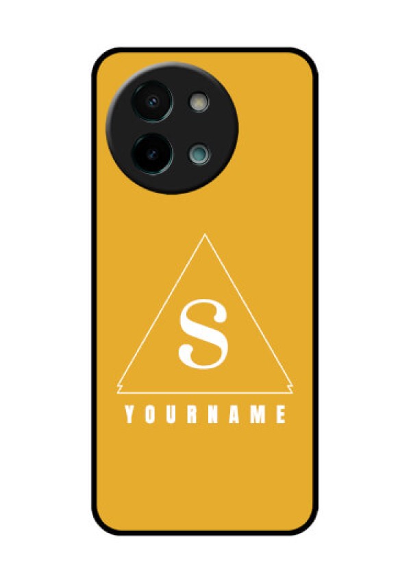 Vivo Y58 5G Custom Glass Phone CaseSimple Triangle Design