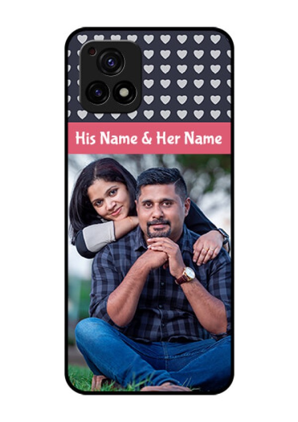 Vivo Y72 5G Custom Glass Mobile Case - Love Symbols Design