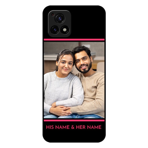 Vivo Y72 5G Custom Glass Mobile Case - with Add Text Design