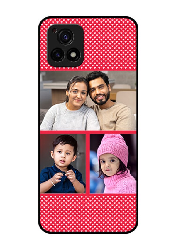 Vivo Y72 5G Personalized Glass Phone Case - Bulk Pic Upload Design