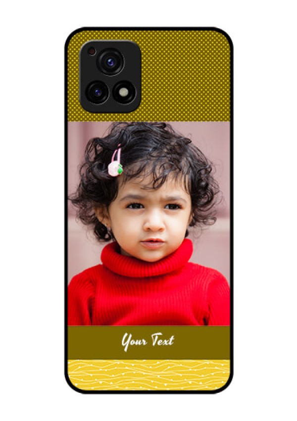 Vivo Y72 5G Custom Glass Phone Case - Simple Green Color Design