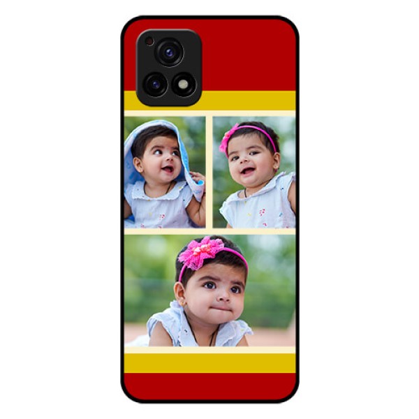 Vivo Y72 5G Custom Glass Mobile Case - Multiple Pic Upload Design Vivo Y72 5G Custom Glass Mobile Case - Multiple Pic Upload Design