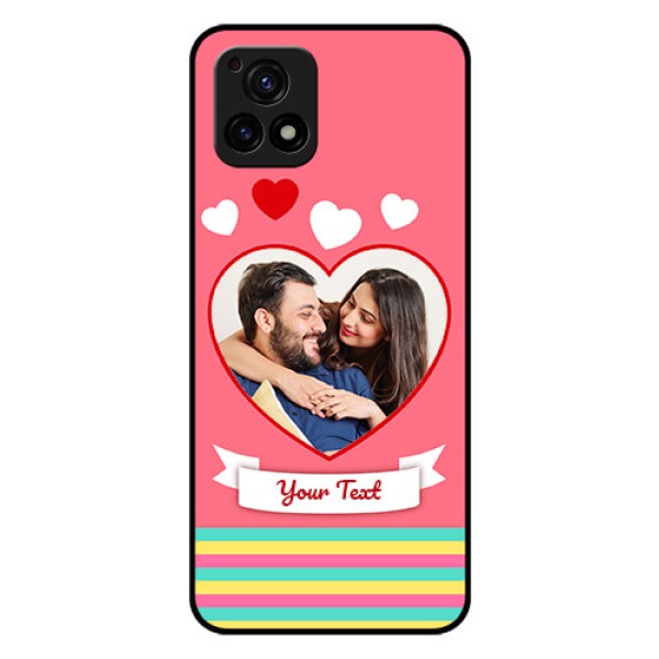 Vivo Y72 5G Photo Printing on Glass Case - Love Doodle Design