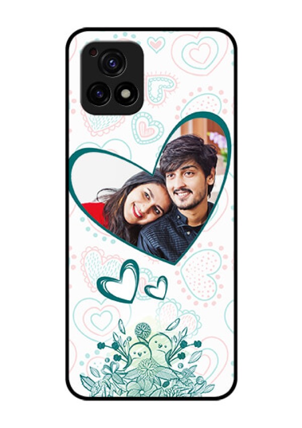 Vivo Y72 5G Photo Printing on Glass Case - Premium Couple Design