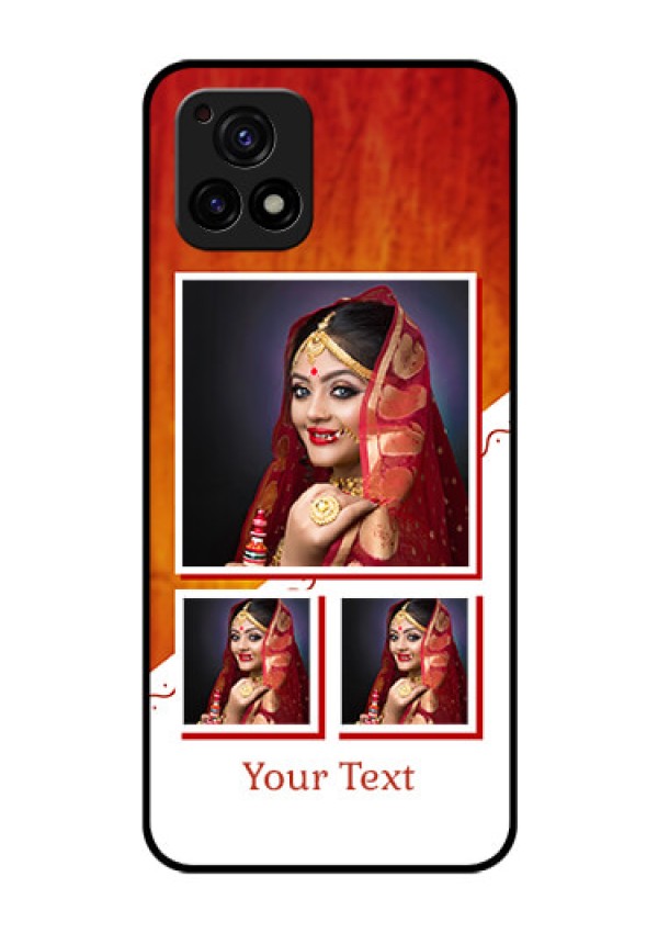 Vivo Y72 5G Custom Glass Phone Case - Wedding Memories Design