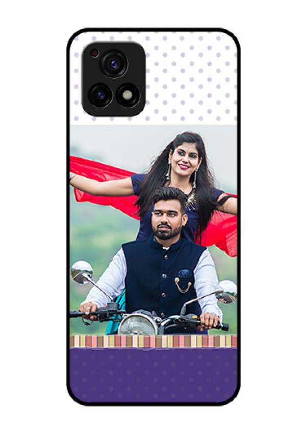 Vivo Y72 5G Photo Printing on Glass Case - Cute Family Design