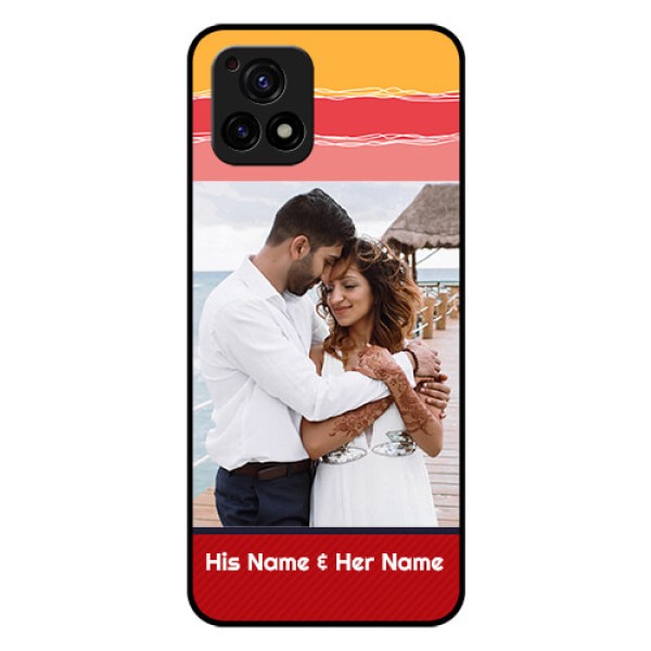 Vivo Y72 5G Custom Glass Mobile Case - Colorful Case Design