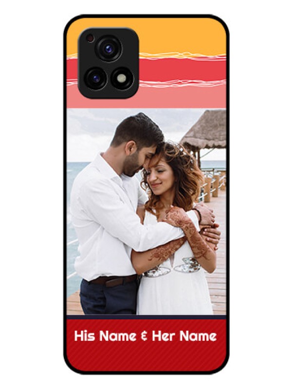 Custom Vivo Y72 5G Custom Glass Mobile Case - Colorful Case Design