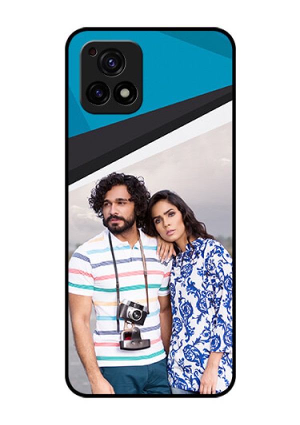 Vivo Y72 5G Photo Printing on Glass Case - Simple Pattern Photo Upload Design