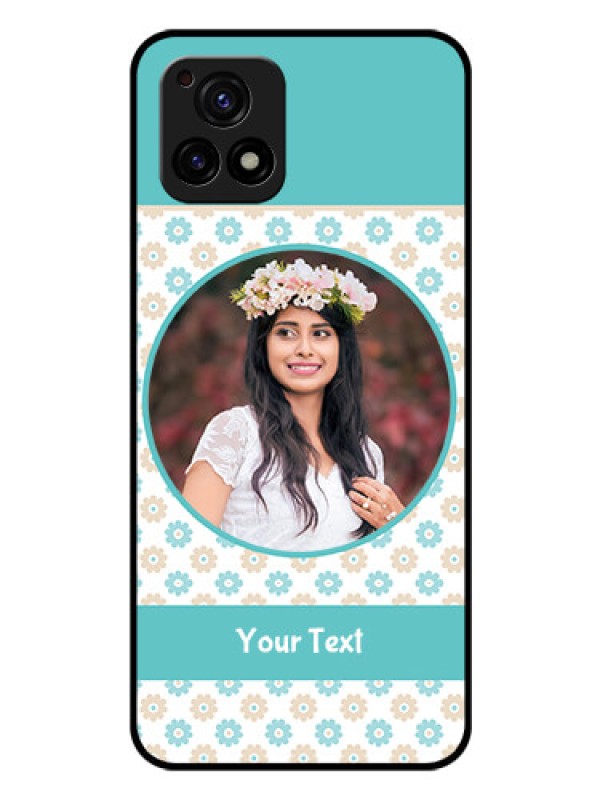 Custom Vivo Y72 5G Custom Glass Mobile Case - Beautiful Flowers Design