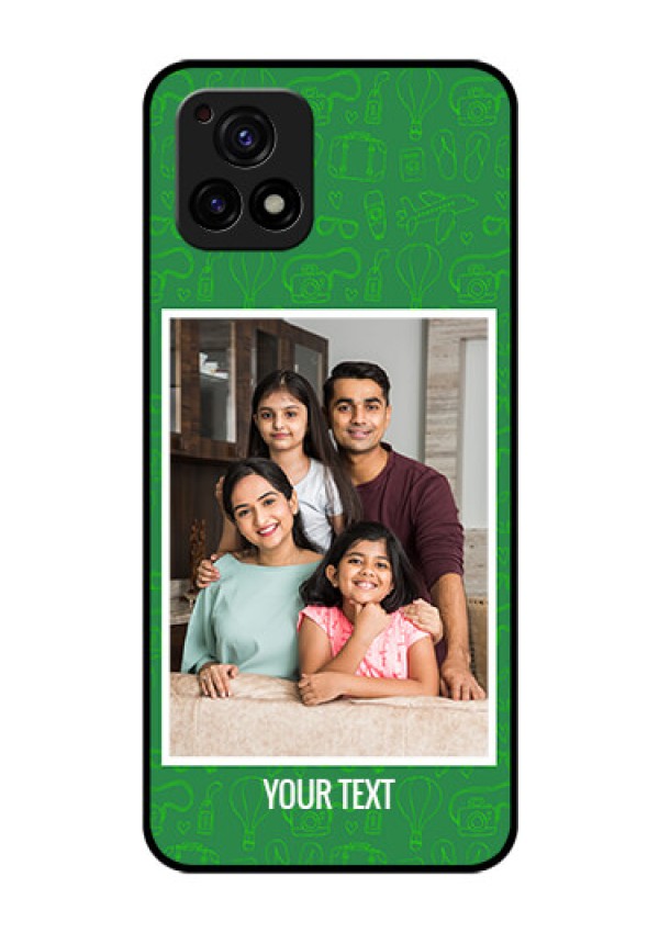 Vivo Y72 5G Personalized Glass Phone Case - Picture Upload Design