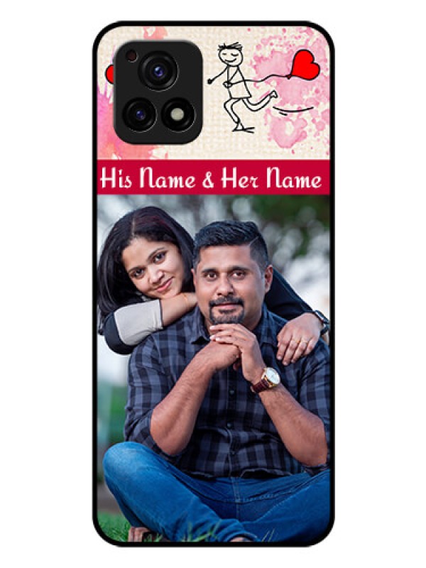 Custom Vivo Y72 5G Photo Printing on Glass Case - You and Me Case Design