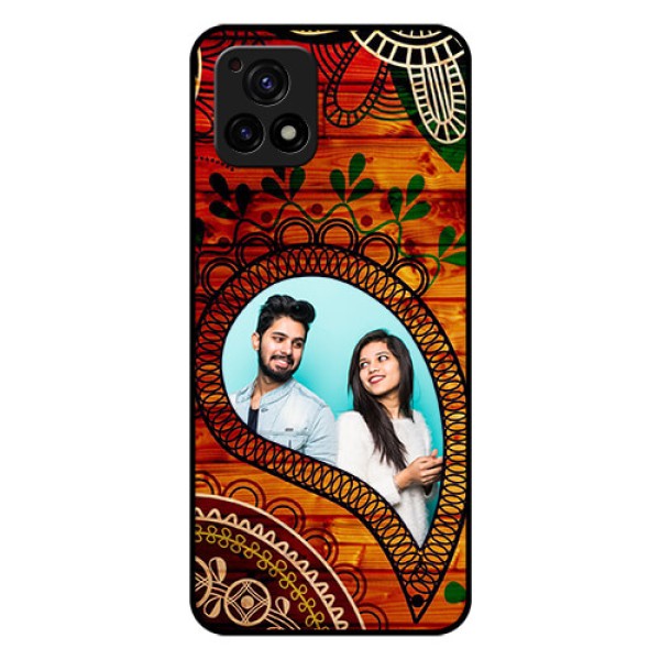 Vivo Y72 5G Personalized Glass Phone Case - Abstract Colorful Design
