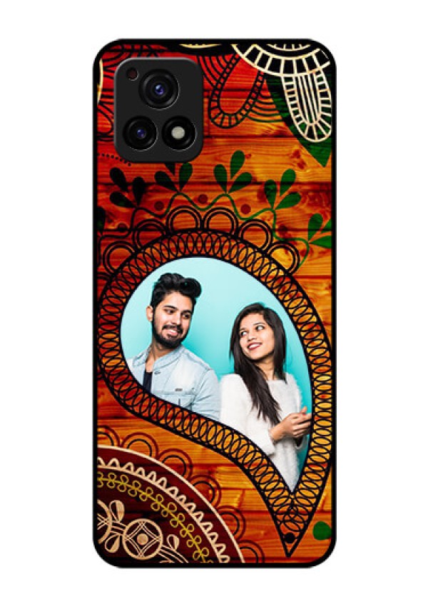 Vivo Y72 5G Personalized Glass Phone Case - Abstract Colorful Design