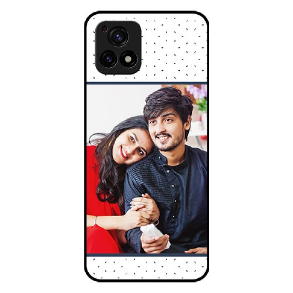 Vivo Y72 5G Personalized Glass Phone Case - Premium Dot Design
