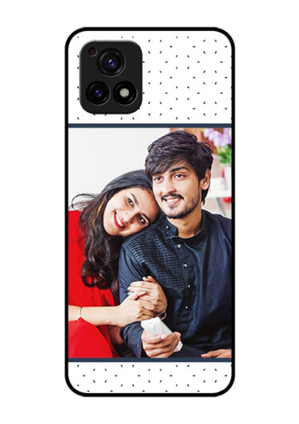 Vivo Y72 5G Personalized Glass Phone Case - Premium Dot Design