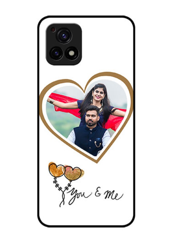 Vivo Y72 5G Custom Glass Mobile Case - You & Me Design
