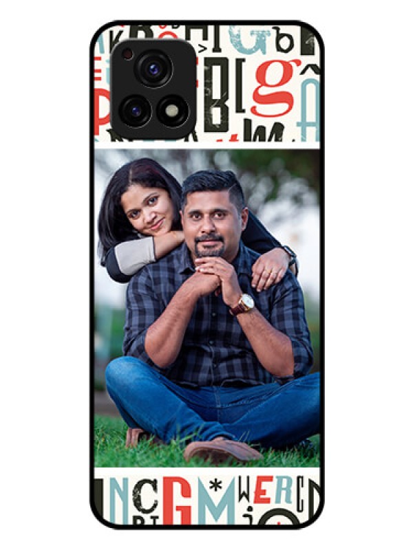 Custom Vivo Y72 5G Personalized Glass Phone Case - Alphabet Design