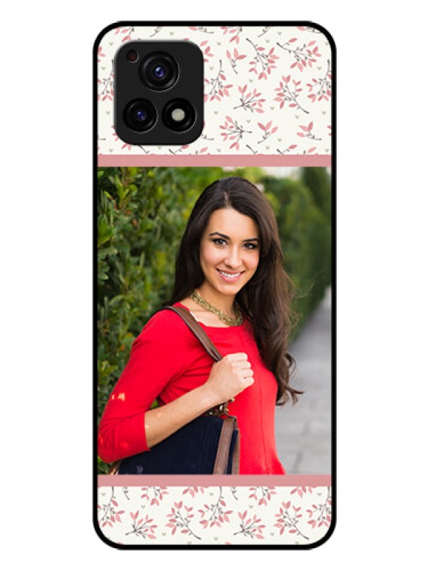 Custom Vivo Y72 5G Custom Glass Phone Case - Premium Floral Design