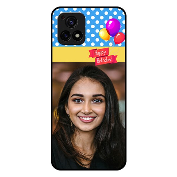 Vivo Y72 5G Custom Glass Mobile Case - Happy Birthday Design